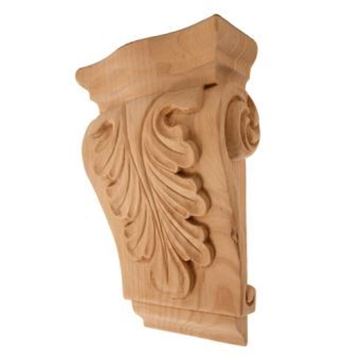 Picture of Unfinished Low Profile Acanthus Corbel (CORBEL-A-11)