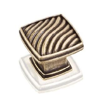 Picture of 1 3/16' Waved Square Cabinet Knob 