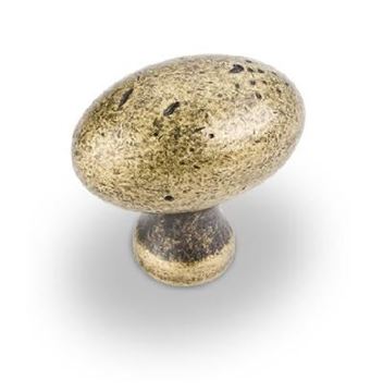 Picture of 1-9/16" Weathered Football Knob 