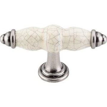 Picture of 3 3/8" T- Handle Bone Crackle 