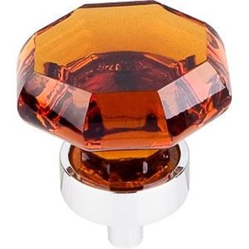 Picture of Wine Octagon Crystal Knob (TK138PC)