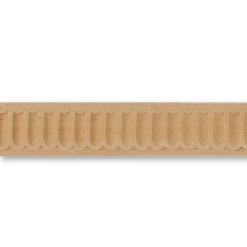 Picture of 1 1/2" W x 1/4" THK Fluted Moulding 