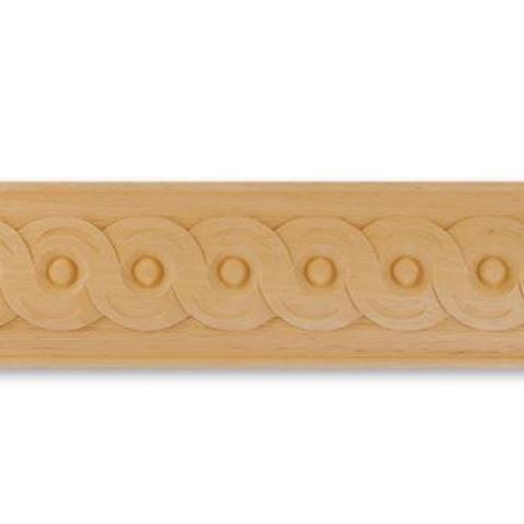 Picture of 4" W x 5/8" THK Running Coin Pattern Wood Moulding