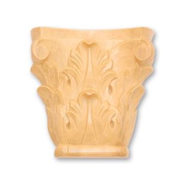 Picture of 4" X 4" Handcarved Capital Applique