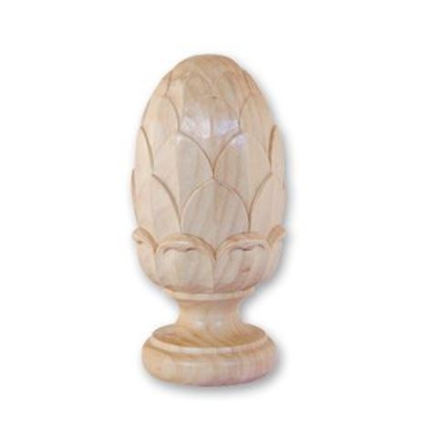 Picture of 3" X 6" Handcarved Finial 