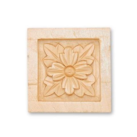 Picture of 2-1/2" X 2-1/2 X 3/4 Handcarved Rosette