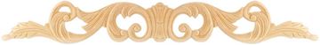 Picture of 20-1/4" X 2-3/4" X 3/8" Handcarved Applique Onlay 
