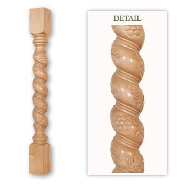 Picture of Handcarved Mantel Bases  Posts (500)