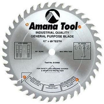 Picture of 12" Carbide Tipped General Purpose Saw Blade
