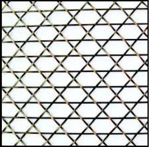 Picture of 18"X 48 Caned Wire Mesh Grille Pattern 