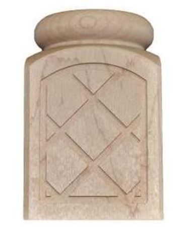 Picture of Diamon Carved Rectangular Base Block (1540R)