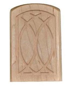 Picture of Oval Carved Rectangular Base Block (1542R)