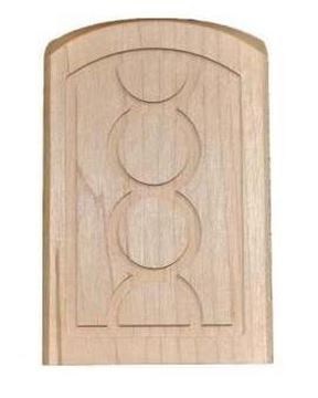 Picture of Circle Carved Rectangular Base Block (1548R)