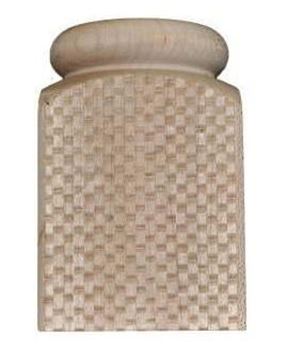 Picture of Tight Reed Embossed Rectangular Base Block (1544R)