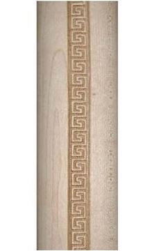 Picture of Greek Key Embossed Half Round Column (TK2082)