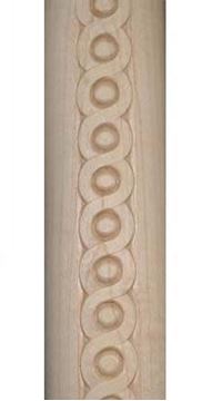 Picture of Guilloche Embossed Half Round Column (2083)