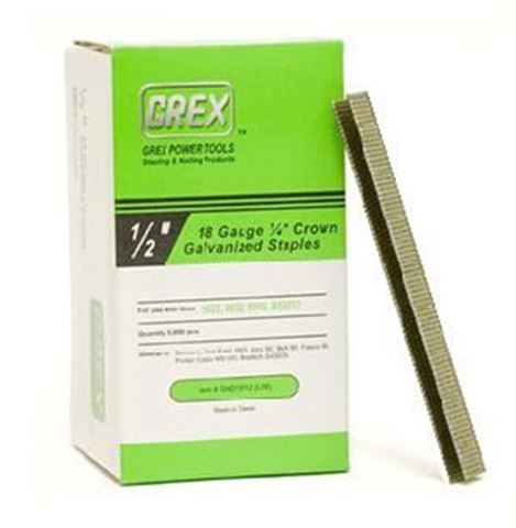Picture of GREX Crown Galvanized Staples (1/2" Lenght)
