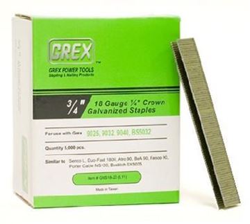 Picture of GREX Crown Galvanized Staples (3/4" Length)