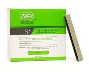 Picture of GREX Crown Galvanized Staples (7/8" Length)