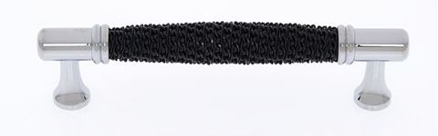 Picture of Black and Chrome Beaded Pull (60314 PC)