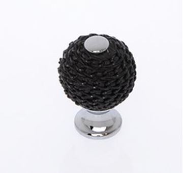 Picture of Black Chain Maille Knob (70214 PC)