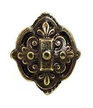 Picture of 1-1/2" Button Baroque Diamond Knob