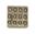 Picture of 1-1/4" Expression Square with Dashes Knob