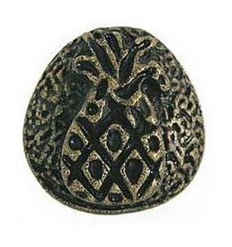 Picture of 1-1/2" Bounty Small Pineapple on Stucco Knob 