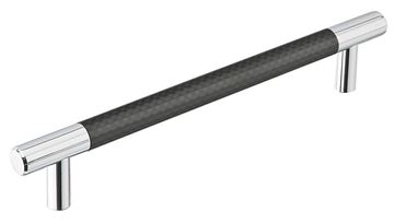 Picture of 6" cc Carbon Fiber Black Bar Pull