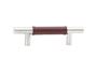 Picture of 8" cc Stainless Steel Leather Bar Pull