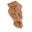 Picture of Unfinished Large Grape Corbel Alder (CORBEL-G-3-AL)