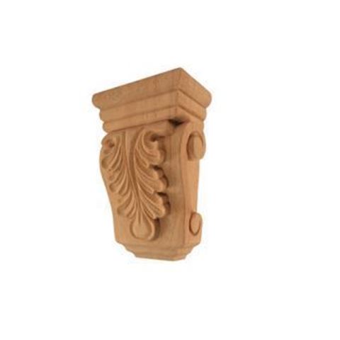 Picture of Unfinished Mini Acanthus Corbel Cherry (CORBEL-A-8-CH)