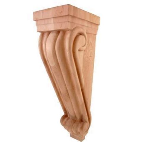 Picture of Unfinished Large Traditional Corbel Cherry (CORBEL-T-3-CH)