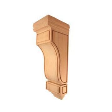 Picture of Unfinished Medium Mission Corbel Red Oak (CORBEL-M-6-RO)