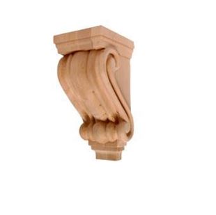 Picture of Unfinished Medium Traditional Corbel Rubberwood (CORBEL-T-2-RW)