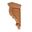 Picture of Unfinished Narrow Mission Corbel Red Oak (CORBEL-M-4-RO)