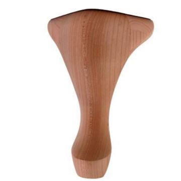 Picture of Unfinished Queen Anne Leg Rubberwood (LEG-6-RW)