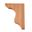 Picture of Unfinished Roman Corbel A Alder (CORBEL-A-AL)