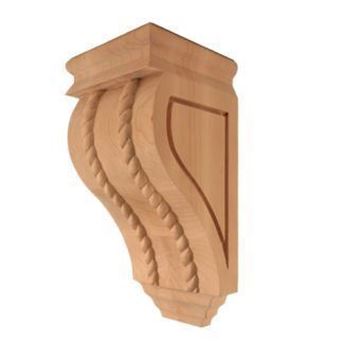 Picture of Unfinished Small Rope Corbel Maple (CORBEL-R-1-MP)