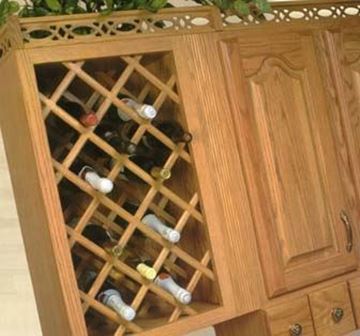 Picture of Deluxe Wine Racks Red Oak (L3320OUF9)