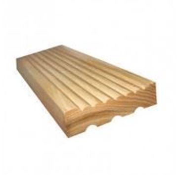 Picture of Square Edge Fluted / Beaded Filler Moulding Red Oak (M3868OUF2)
