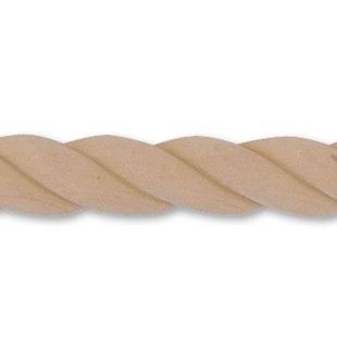 Picture of Architectural Rope Moulding Whitewood (893AWW)