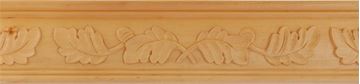 Picture of Leafe Crown Moulding Whitewood (967AWW)