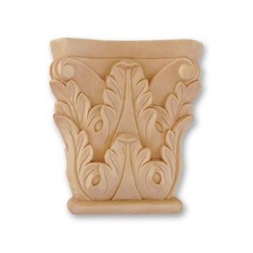 Picture of Handcarved Capital Applique Whitewood (400AWW)