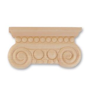Picture of Handcarved Capital Applique Red Oak (336O)