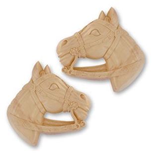 Picture of Handcarved Corners  Pairs Whitewood (1014WW)