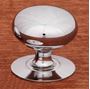 Picture of 1-1/2" Large Plain Knob with Detachable Back Plate