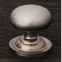 Picture of 1-1/4" Small Solid Plain Knob with Backplate