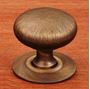 Picture of 1-1/4" Small Plain Knob with Detachable Backplate