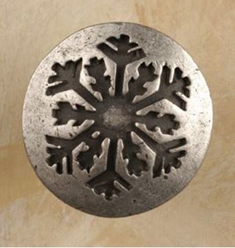 Picture of 1-1/2" Snowflake Cabinet Knob
